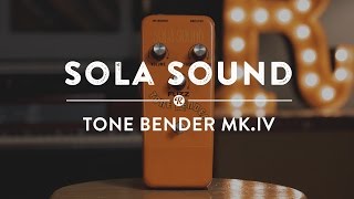 Sola Sound Tone Bender Mk IV Fuzz  Reverb Demo Video [upl. by Nosredneh285]