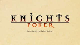 Knights Poker Reiner Knizia [upl. by Nodnahs348]