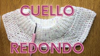 CROCHET Cuello redondo super elastizado MUY FÁCIL [upl. by Syl]