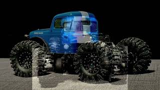 FMS FCX24 Power Wagon „Azzuro“ has got new wheels 13“tires 70x27mm fms fcx24 [upl. by Nathalia]