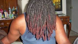 How to dye your locssister locs  dreadlocks tips [upl. by Gale]