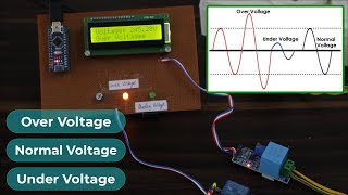 AC Over Voltage amp Under Voltage Protection amp Monitoring System with Arduino amp ZMPT101B [upl. by Aonian]