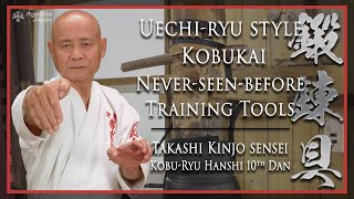 Neverseenbefore Training Tools  Kobukai Grand Master  Uechiryu and Kobudo  Ageshio Japan [upl. by Gniw]