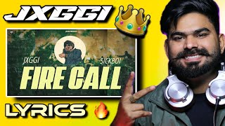 REACTION ON  Fire Call Official Video Jxggi  Sickboi  Latest Punjabi Songs 2024 [upl. by Leugar988]