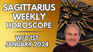 Sagittarius Horoscope Weekly Astrology from 1st January 2024 [upl. by Elka]