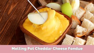 Copycat Melting Pot Cheddar Cheese Fondue Recipe [upl. by Aihsar219]