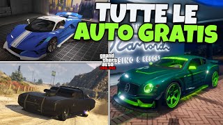 TUTTE LE AUTO CHE PUOI AVERE GRATIS SU GTA ONLINE ANCHE 2 SUPERCAR [upl. by Thun]