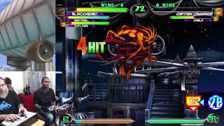 MvC2 BH Prince  Blackheart  Cyke AAA Guard Break  Infinite Exhibition 112124 [upl. by Nwahsar635]