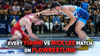 Every Nick Lee vs Yianni Diakomihalis Match On FloWrestling [upl. by Dlonra]