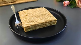 SugarFree No Bake MilleFeuille Napoleon Beloved DessertLow Calories and Minimal Ingredients [upl. by Burr]