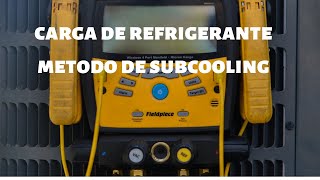 Carga de refrigerante metodo subcooling [upl. by Yllitnahc]