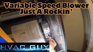 Diagnosing and Replacing A Variable Speed Blower On a Goodman AVPTC Air Handler [upl. by Iruy847]