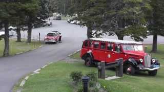 1967 Checker Aerobus Driving at Glacier Park [upl. by Nesyla965]