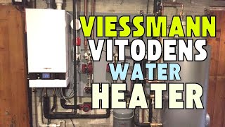 Latest High Efficiency Gas Boiler for Cheap  Viessmann Vitodens 100 Water Heater Review 2023 [upl. by Amitaf702]