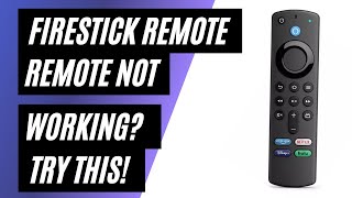 Firestick Remote Not Working Easy Fixes to Try [upl. by Camilla742]