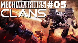 Mechwarrior 5  Clans 005 Eine Schleichmission in 50  Tonnen Mechs [upl. by Atikam684]