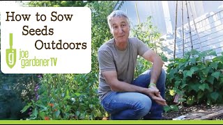 How to Plant Seeds  Simple Tips for Sowing Seeds Outdoors [upl. by Iran601]