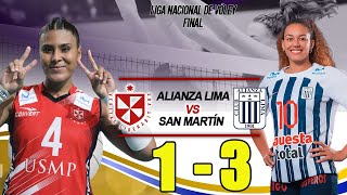 EN VIVO ALIANZA LIMA vs UNIVERSIDAD SAN MARTIN31 IGRAN FINAL DE LA LIGA NACIONAL DE VOLEY 2024 [upl. by Piegari]