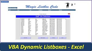 Listbox VBA Code  Awesome Userform Listbox [upl. by Moss]