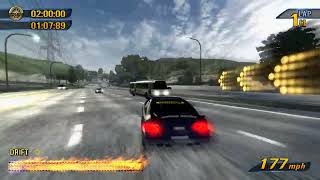 Burnout 3 Takedown  PS2 PCSX2  1080p60 FPS  5173 Racing WT  Continental Run  Special Event [upl. by Arrimat]