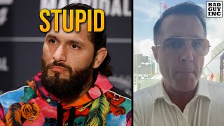 I Didnt Know Jorge Masvidal was this Stupid [upl. by Adnamma107]