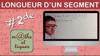 Calculer la longueur dun segment  Seconde [upl. by Awram417]