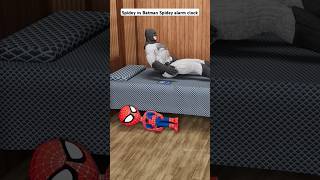 Spidey vs Batman  Spidey alarm clock  Marvel Animation shorts [upl. by Redleh]