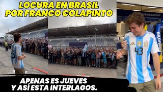 Locura Argentina en Brasil Es jueves y así está interlago por Franco Colapinto F1 radio [upl. by Fontes]