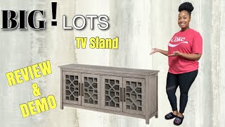 Big Lots TV Stand DEMO amp Review  Big Lots Furniture [upl. by Dion]