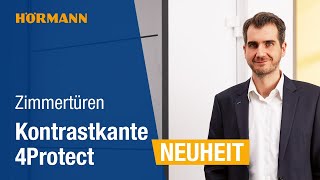 Kontrastkante 4Protect für Zimmertüren Schöner Akzent für die Türkante  Hörmann [upl. by Imoyaba]