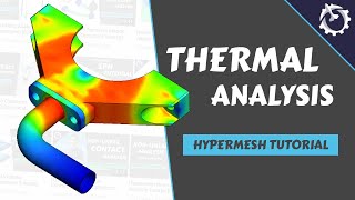 Thermal Analysis using Hypermesh Optistruct Tutorial [upl. by Aiym776]