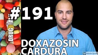 DOXAZOSIN CARDURA  PHARMACIST REVIEW  191 [upl. by Ynaffets]