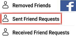 How To Find Sent Friend Request List On Facebook [upl. by Valenka]