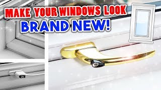 How to clean UPVC windows  PLUS Seal amp Handle Replacement  Easy DIY [upl. by Coppinger480]