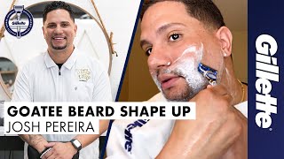 At Home Goatee Beard Shape Up with Barber Josh Pereira  Gillette SkinGuard [upl. by Kee772]