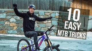 10 Easy MTB Tricks with Fabio Wibmer [upl. by Nonnaer8]