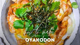 Oyakodon Recipe Chicken and Egg Rice Bowl [upl. by Anividul994]