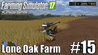 Farming Simulator 17  Lone Oak farm  Timelapse  15  Corn Harvest [upl. by Anib685]