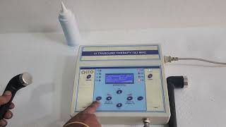 acco Advance Ultrasound Therapy Machine 1amp3Mhz for Physiotherapy Pain relief MedicalBazzar [upl. by Arimas]