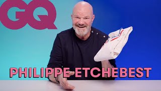 Les 10 Essentiels de Philippe Etchebest baguettes de batterie casquette et veste de MOF  GQ [upl. by Regnig]