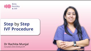 IVF TREATMENT PROCEDURE  DR Rachita Munjal [upl. by Airdnat]