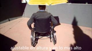 sombrilla para silla de ruedas [upl. by Clarey]