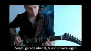 Tage Wie Diese  Guitarlesson Deutsch [upl. by Haikezeh526]