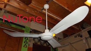 NuTone Proline Ceiling Fan 2 of 2 [upl. by Livvy]