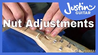 Adjusting The Nut  How To Setup Your Electric Guitar 510 with Charlie Chandler [upl. by Els]