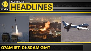 IsraelHamas War Israel Starts Raids In Lebanon  IDF Hits Hezbollahs Air Missile  WION Headlines [upl. by Essilem]