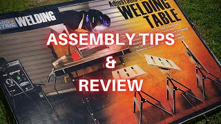 Harbor Freight Welding Table Review [upl. by Annek634]