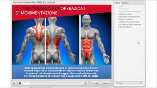 Pillole didattiche Elearning  Movimentazione manuale dei Carichi [upl. by Annissa]