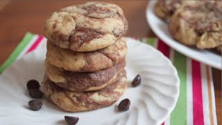 How to make Peanut Butter Nutella Cookies [upl. by Yanahc]