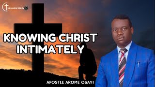 APOSTLE AROME OSAYI  GRACE CONFERENCE 2024  KNOWING CHRIST INTIMATELY  22032024 [upl. by Aham557]